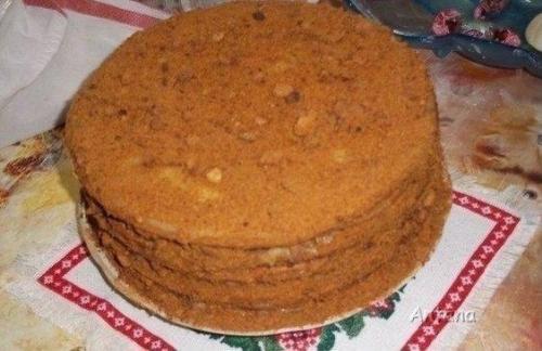 Медовик с заварным кремом. 03