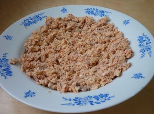 Салат с горбушей и сыром. 01 Салат с горбушей и сыром. 01