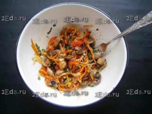 Маринованные шампиньоны по-корейски. 06