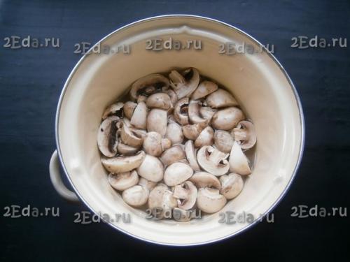 Маринованные шампиньоны по-корейски. 01