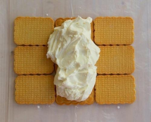 Десерт без выпечки Творожный Домик. 05