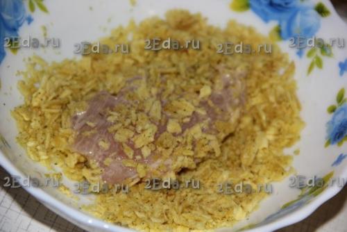 Куриное Филе в панировке из чипсов. 03 Куриное Филе в панировке из чипсов. 03