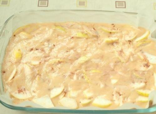 Яблочный пирог на кефире. 04 Яблочный пирог на кефире. 04