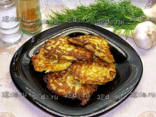 Рецепт драников из картофеля с луком. 05