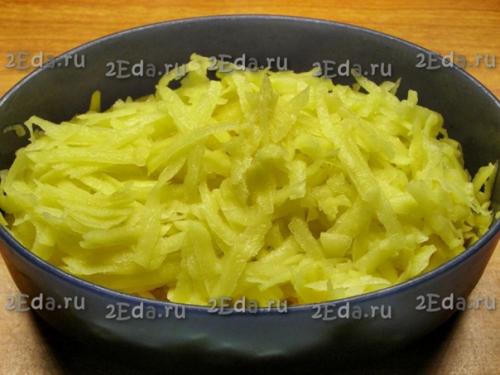 Рецепт драников из картофеля с луком. 01