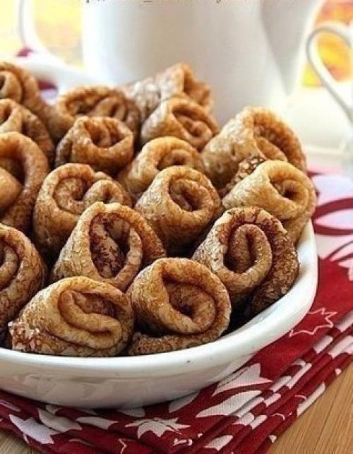 Заварные блинчики на кефире. 01