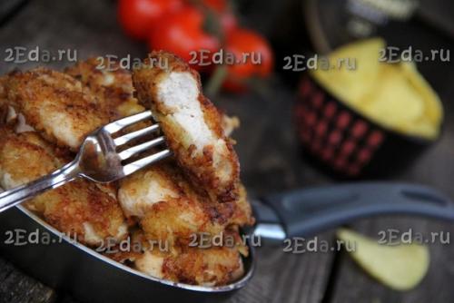 Куриное Филе в панировке из чипсов. 06 Куриное Филе в панировке из чипсов. 06