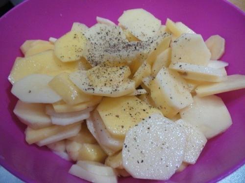Картофель, запеченный с фаршем. 01