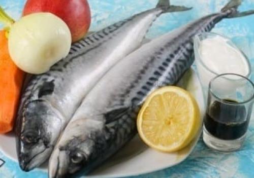 Шашлык из скумбрии. 01