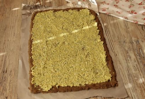 Печёночный рулет с начинкой. 08