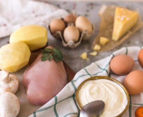 Салат Новогодние Часы. 01 Салат Новогодние Часы. 01