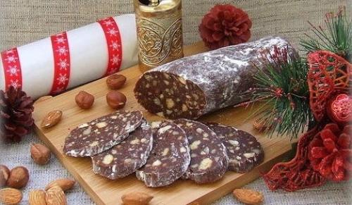 Сладкая колбаска.  Готовлю такую колбаску своим деткам достаточно часто, очень уж она им нравится. 01