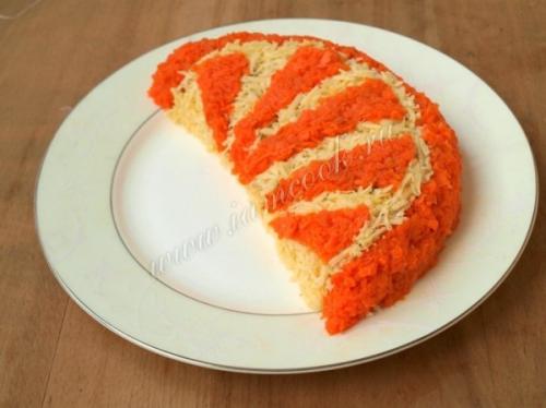 Салат Апельсиновая Долька. 07