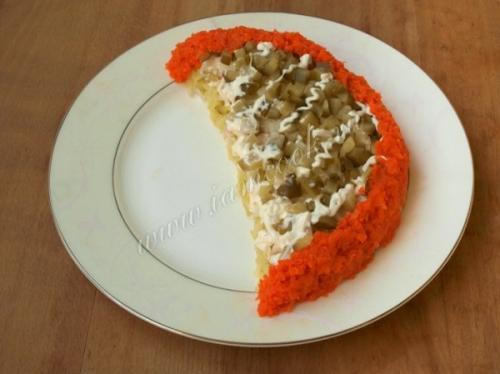 Салат Апельсиновая Долька. 06