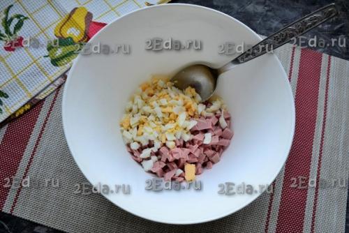 Салат Бычок.  Символом наступающего года является металлический бык и я хочу предложить вам приготовить салат Бычок на новый 2021 год. 01
