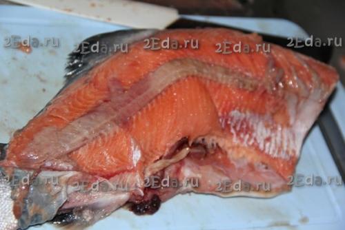 Слабосолёная горбуша в домашних условиях под семгу. 02 Слабосолёная горбуша в домашних условиях под семгу. 02