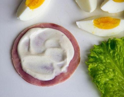 Закуска с яйцом. 02