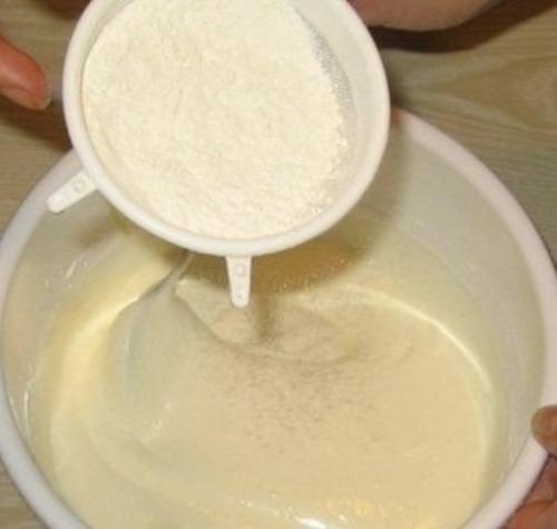 Бисквит классический.  Ингредиенты: 02