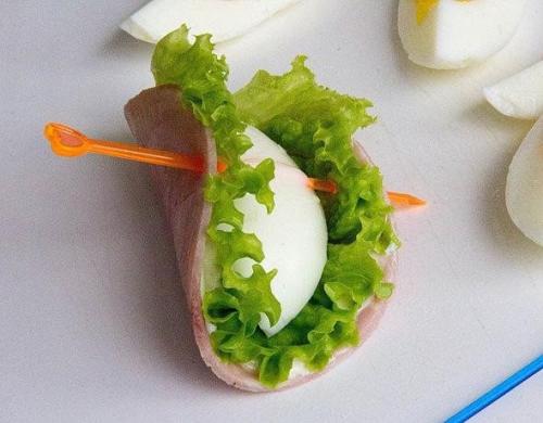 Закуска с яйцом. 04