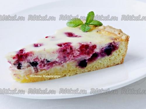 Песочный пирог со смородиной. 08 Песочный пирог со смородиной. 08