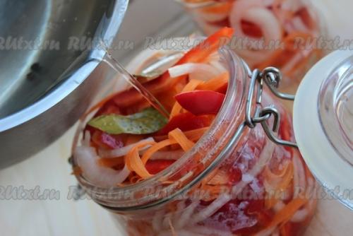 Маринованный болгарский перец быстрого приготовления. 05