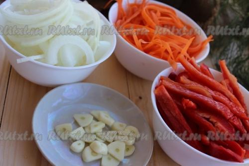 Маринованный болгарский перец быстрого приготовления. 01