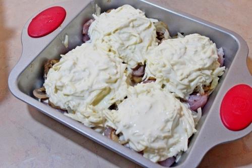 Мясо по-французски. Вкусный рецепт без майонеза. 04 Мясо по-французски. Вкусный рецепт без майонеза. 04