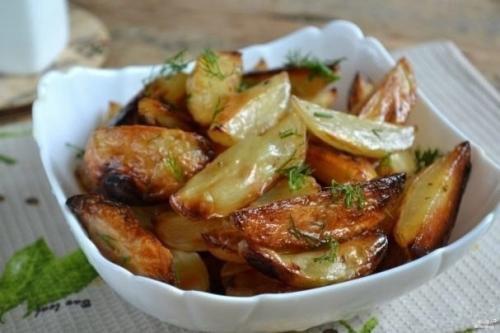 Картофель по-деревенски в духовке. 05 Картофель по-деревенски в духовке. 05