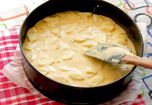 Очень вкусная шарлотка - лентяйка. 07 Очень вкусная шарлотка - лентяйка. 07