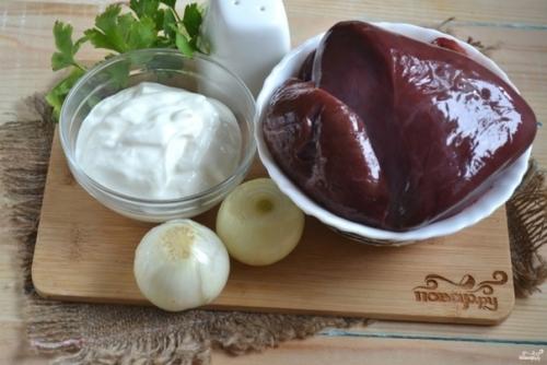 Гуляш из печени со сметаной. 01 Гуляш из печени со сметаной. 01