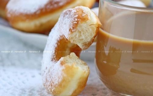 Пышки. Потребуется:  Молоко теплое - 250 мл. 02