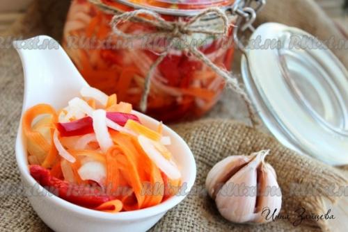 Маринованный болгарский перец быстрого приготовления. 06