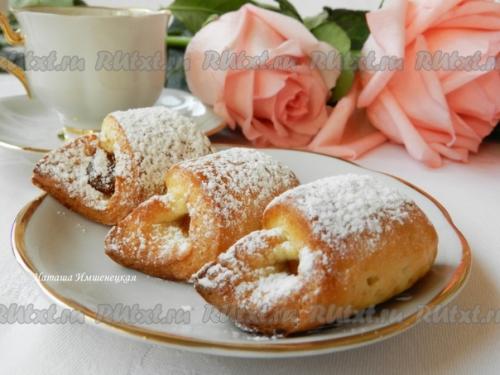 Рогалики из творожного теста. 08