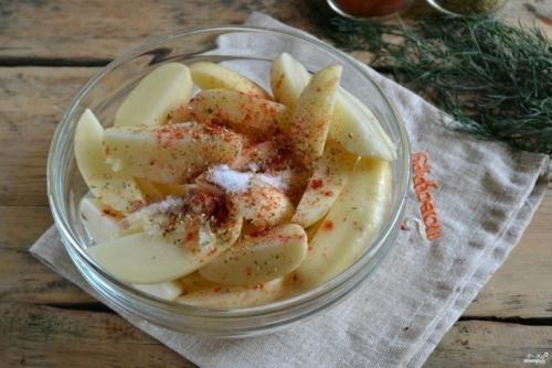 Картофель по-деревенски в духовке. 03 Картофель по-деревенски в духовке. 03