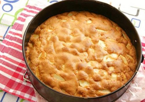 Очень вкусная шарлотка - лентяйка. 08 Очень вкусная шарлотка - лентяйка. 08