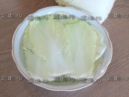 Голубцы из пекинской капусты в мультиварке. 02