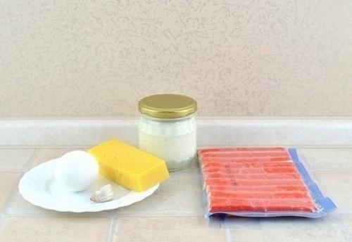 Фаршированные крабовые палочки. 01