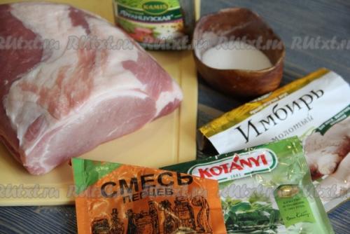 Буженина в духовке в рукаве. 01 Буженина в духовке в рукаве. 01