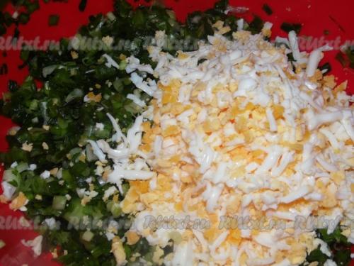 Жареные пирожки с зелёным луком и яйцом. 03 Жареные пирожки с зелёным луком и яйцом. 03