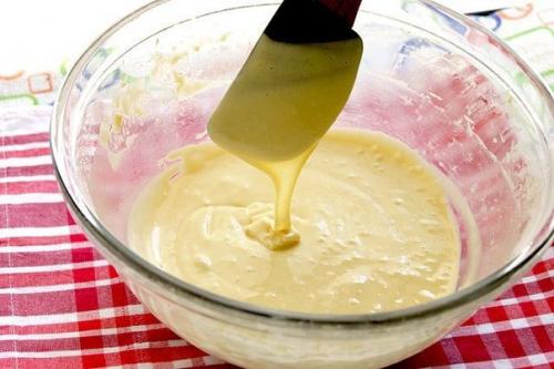 Очень вкусная шарлотка - лентяйка. 03