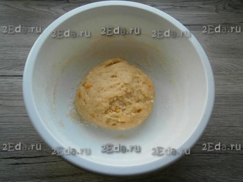 Творожный пирог с яблоками в духовке. 01