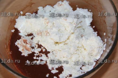 Творожно - шоколадная пасха без яиц. 04