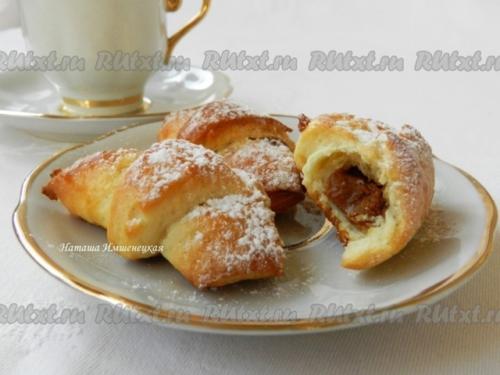 Рогалики из творожного теста. 07