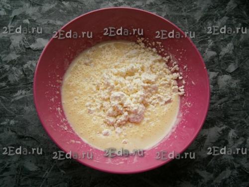 Творожный кулич без дрожжей. 02 Творожный кулич без дрожжей. 02