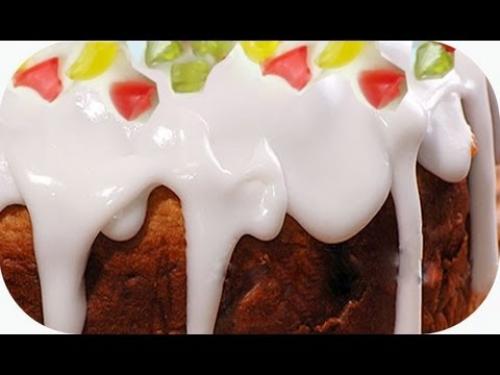 Глазурь для пасхальной выпечки: подборка рецептов. 01