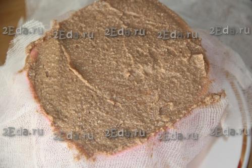 Творожно - шоколадная пасха без яиц. 05