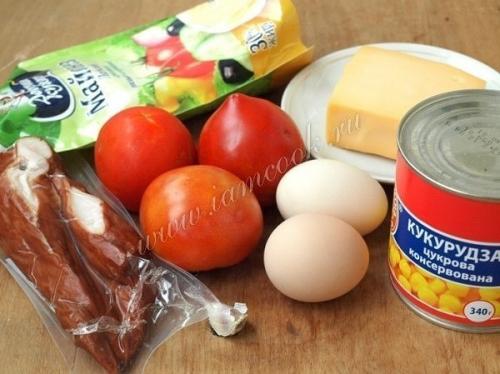 Салат Восторг. Ингредиенты: 01 Салат Восторг. Ингредиенты: 01