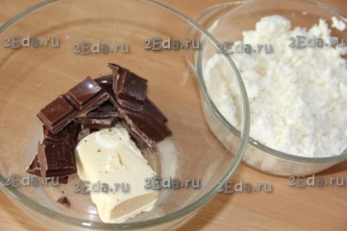 Творожно - шоколадная пасха без яиц. 01