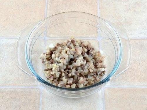 Закуска сыра из селедки и плавленого. 01 Закуска сыра из селедки и плавленого. 01