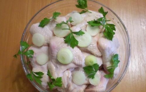 Куриный шашлык на кефире. 03